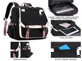 K-Pop Demon Hunters Anime School Backpack Cute Cartoon Bag for Students rosa_tfrf pink 10 V1237-ZY-203-3953