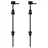 2pcs 18inch Cane Bolt Heavy Duty Gate Drop Rod, Hardware Ground Gate Stopper Gate Hardware, Cane V1192-AZ-W-22548