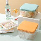 Double-Layer Ice Cube Mold with Ice Spoon Ice Cube Tray Accessories Ice Cube Moulds for V1192-AZ-W-16628