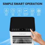 CARSON 2.05kW Portable Air Conditioner, with Fan & Dehumidifier Mode, Remote Control, 24hr Timer, V219-COLPACCA2C2A