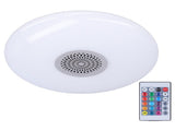 24W E27 RGB Color Changing Music Lamp with Remote Control Smart Music Speaker Ceiling Light 85265V V1294-YM0715-3119210312711
