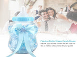 30pcs Cute Feeding Bottle Shape Candy Boxes for Event Christening Party Decoration Blue V1294-YM0901-JY17759-02