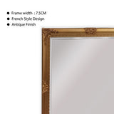 French Provincial Ornate Mirror - COUNTRY GOLD - X Large 100cm x 190cm V292-MIRR-FRN005