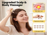 Livemor Scalp Massager Kneading Head Massager Scalp Stress Relax Portable Rechargeable Hair Massager HEAD-MASSAGE-01-GD