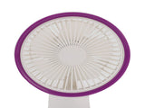 Fan with Clamp Quiet 360 Degree Rotation Rechargeable USB Portable Fan for Desk Bedside White V1294-YM0901-3113250077511