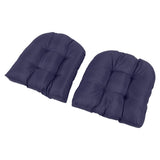 2pcs Outdoor Cushions Tufted Patio Furniture Cushions Thick Outdoor Seat Cushion U Shaped V1294-YM0901-3116250003312