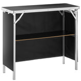 Folding Portable Bar Table, Tradeshow Podium Table for Indoor, Outdoor, Party, Picnic, Exhibition, V952-LSZST20ZDSZJN1VEHV0