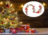 6.5 FT Christmas Holly Berry Garland Winter Artificial Greenery Garland with Red Berries and Holly V1294-YM0523-10321385