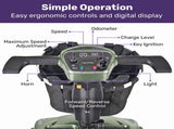 EQUIPMED SmartPacer Ultra-Lightweight Mobility Scooter w/ Li-ion Battery, Only 19kg, Foldable, V219-HMBMSCEQ1GNB