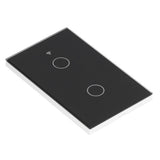 For Zigbee Tuya Remote Light Switch Voice Control 2Gang US Wall Touch Switch AC 100240V V1294-YM0901-3113210138712