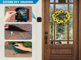 Secure Key Box New Generation Large External Key Box with 4 Waterproof Emergency Code and Keys and V1237-MS-626-057