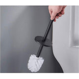 Toilet Brush Brushes and Holders Stainless Steel Handle Brush Set Bathroom Full Closed V1192-AZ-W-16736