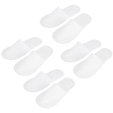 50 Pair White Disposable Slippers Hotel Slippers Anti Slip Spa Centre Travel Slippers for Outdoor V1294-YM0523-3112220003011
