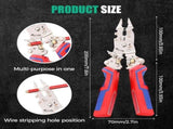 16 in 1 Wire Stripper Twister for Cutting and Pulling Wires, Multifunctional Cable Scissors, Voltage V1258-DP02-F-20