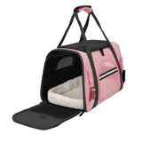 Cat Pet Carrier Travel Carrier Pet Bag for Small Medium Cats Pink V1263-JX-6841