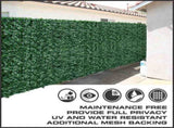 Artificial Ivy Leaf Hedging & Privacy Screen 3m X 1m Roll V637-DP1008977