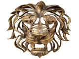 Gold Animal Head Wall Wall Sculpture Home Statue for Living Room Office Bedroom Modern V1192-AZ-W-13735