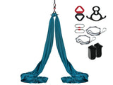 Aerial Silk & Yoga Swing, 8 m Length, Aerial Yoga Hammock Kit with 100gsm Nylon Fabric, Full Rigging V952-DCK822X28MML05J02V0