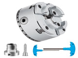 KP2-3/4 Lathe Chuck, 4-Jaw 70 mm Diameter, Metal Lathe Chuck Turning Machine Accessories, V952-MGCCKP275YC0517OZV0