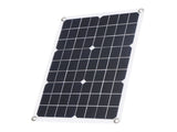 30W D C 9V/18V Flexible Solar Panel with 30A L-ED Display Controller Kit Set with USB/ Type C V1294-YM0901-L4226-30A