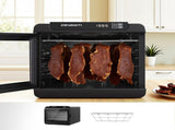 Devanti Food Dehydrator 6 Tray Fruit Dryer Jerky Maker With Stainless Steel Rack FD-E-RACK-363
