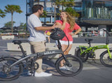VALK Shuttle 5 Electric Folding Bike, Gen II, 20" Tyres, Shimano 7-Speed, Lime Green V219-BIKEFBVABMTA