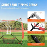 7x7 Baseball Softball Practice Net, Portable Baseball Training Net for Hitting Catching Pitching, V952-77YCDPJXLW77G44GZV0