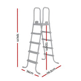 Bestway Above Ground Pool Ladder with Removable Steps BW-LAD-132CM-58337