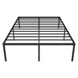 Queen Metal Bed Frame 45cm High Full Steel Base Platform For Stable Bedroom Support V63-953271