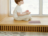 Solid Wood Foldable Prayer Stool with Comfortable Ergonomic Seat for Home Use V1366-AZ2-W-18236