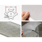 Gardeon Gutter Guard Aluminium Mesh 60M 100x20cm Silver ALUM-MESH-0730-SI-COM-60