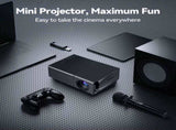 Black M3S 1080P Mini Projector USB-Powered Version Includes Manual V1221-BLACK-M3S-1080P-MINI-PROJECTOR-USB-POWERED-VERSION-INCLUDES-MANU