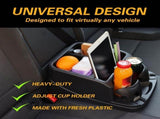 Multifunctional Car Center Console Organizer with Cup Holder & Compartments Space Saving V1369-AZ3-W-13768