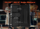 Bass Guitar Hard Case, 1220 mm Rectangular Guitar Hard Case, With Lock Latch Keys Handle, PVC V952-JXJTYHJXJHBBVUUYRV0