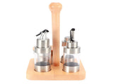 Cruet Condiment Spice Pepper Jar Box Seasoning Storage Container Pot Rack Set Kitchen Cooking V1294-YM0901-3118200170211