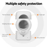 i.Pet Automatic Cat Litter Box Smart Self-Cleaning Large Cat Litter Box Kitty Toilet App Control PET-CLB-APP-WH
