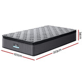 Bed Mattress Giselle 34cm King Single MATTRESS-B-LT34-KS