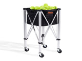 Foldable Tennis Ball Hopper, Holds 180 Tennis Balls, Lightweight Aluminum Alloy Tennis Ball Basket V952-KZDBXSWQTC182488OV0