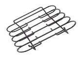 Rib 4 Rows Capacity Compact Portable Iron Material Black Durable Reusable Barbecue Standing Rib V1294-YM0715-3111220163111
