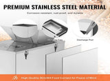 Particle Filling Machine, 10-1000g, Automatic Filler Machine with Foot Pedal, Stainless Steel V952-LDSKLFZJBZD15EGL0V3