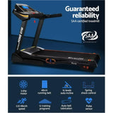 Everfit Treadmill Electric Auto Incline Home Gym Fitness Exercise Machine 480mm TMILL-CHI-480-AUTO