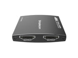 Simplecom DA330 USB-C to Dual HDMI MST Adapter 4K60Hz with PD and Audio Out V28-DA330