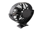 Wood Stove Fan Heat Powered Fireplace Fan with Protective Cover Aluminum Alloy Freestanding Wall V1294-YM0901-3114250082111