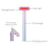 Gradient Pink Eye Massager Dark Circles and Puffiness, Portable EMS Microcurrent Beauty Device V888-ELOSUNG17540