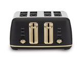 Morphy Richards Ascend Soft Gold Kettle Toaster Set 1.5L Electric Jug & 4-Slice Toaster Satin B MRAC-KTTS-BK