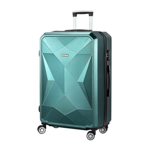 Wanderlite 28" 75cm Luggage Trolley Travel Suitcase Carry On Storage TSA Hardshell Atrovirens LUG-ABS-DM-28-AR