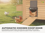 Rooster Farms Automatic Chicken Coop Door - Battery Timer Anti Pinch Safety V238-SUPDZ-42673140006992