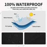 Easy-Going Pyramid Torch Patio Heater Cover, 90"H x 21.2"L x 21.2"W, Waterproof Outdoor Heater Cover V1107-120-54984-BRN