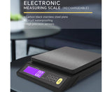 Rechargeable Baking Electric Scale IP67 Waterproof High Accurate Kitchen Scale with Counting Tare V1263-JX-2458