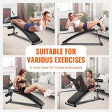 Weight Bench Adjustable Situp Incline Bench for Home Gym Strength Training V952-YWZBZHGNK000KCXUVV0